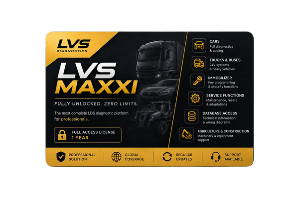 LVS Maxxi Separate License that activates all