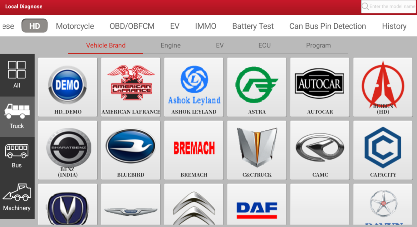 Diagnostic Tablet For Trucks&Cars on LVS Server